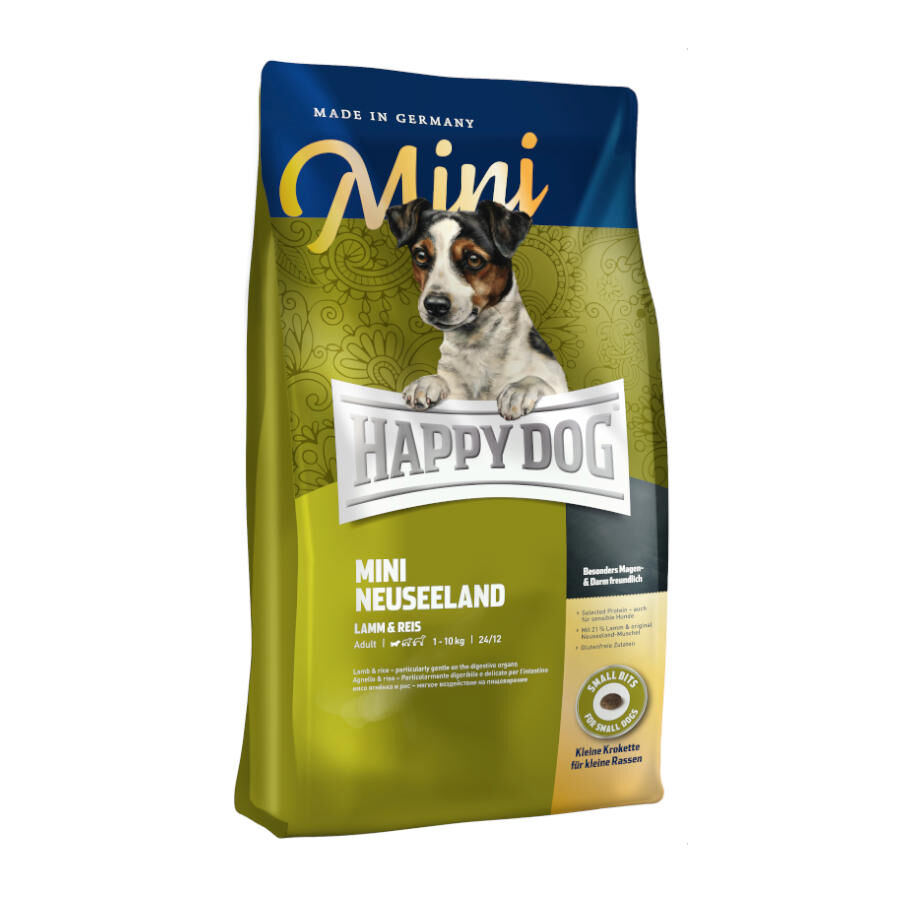 4 kg Happy Dog Adult Mini Neuseeland ra&ccedil;&atilde;o para c&atilde;es, , large Imagem n&uacute;mero 1