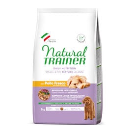 Natural Trainer Mature Small&Toy Frango ração para cães 