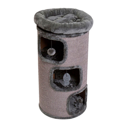 Catshion Tony Arranhador cinzento de 3 pisos para gatos, , large image number null