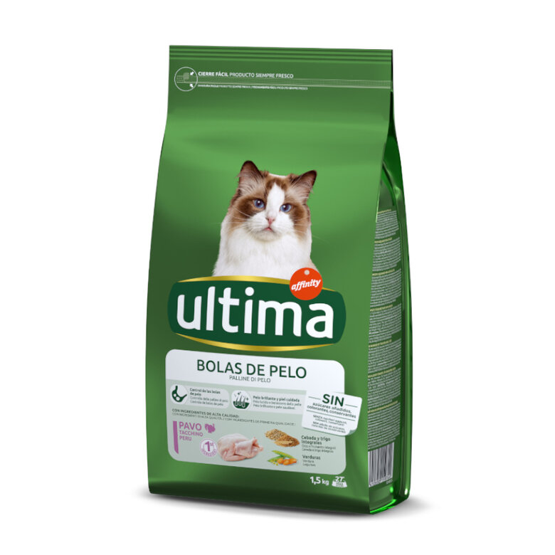 Affinity Ultima Feline Adult Hairball Control peru e arroz 1,5 kg, , large image number null