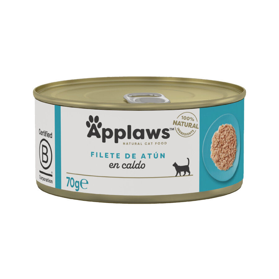 70 g Applaws filete de atum em lata para gatos, , large Imagem n&uacute;mero 1