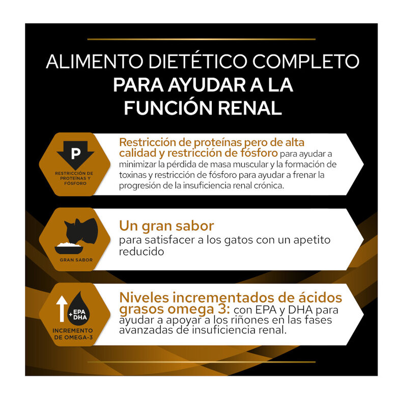 195 g Pro Plan Veterinary Diets Renal latas para gatos,  Imagem número 3 195 g Pro Plan Veterinary Diets Renal latas para gatos, , large Imagem número 3