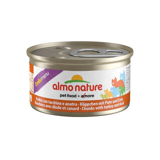 Almo Nature Daily Pato e Peru lata para gatos