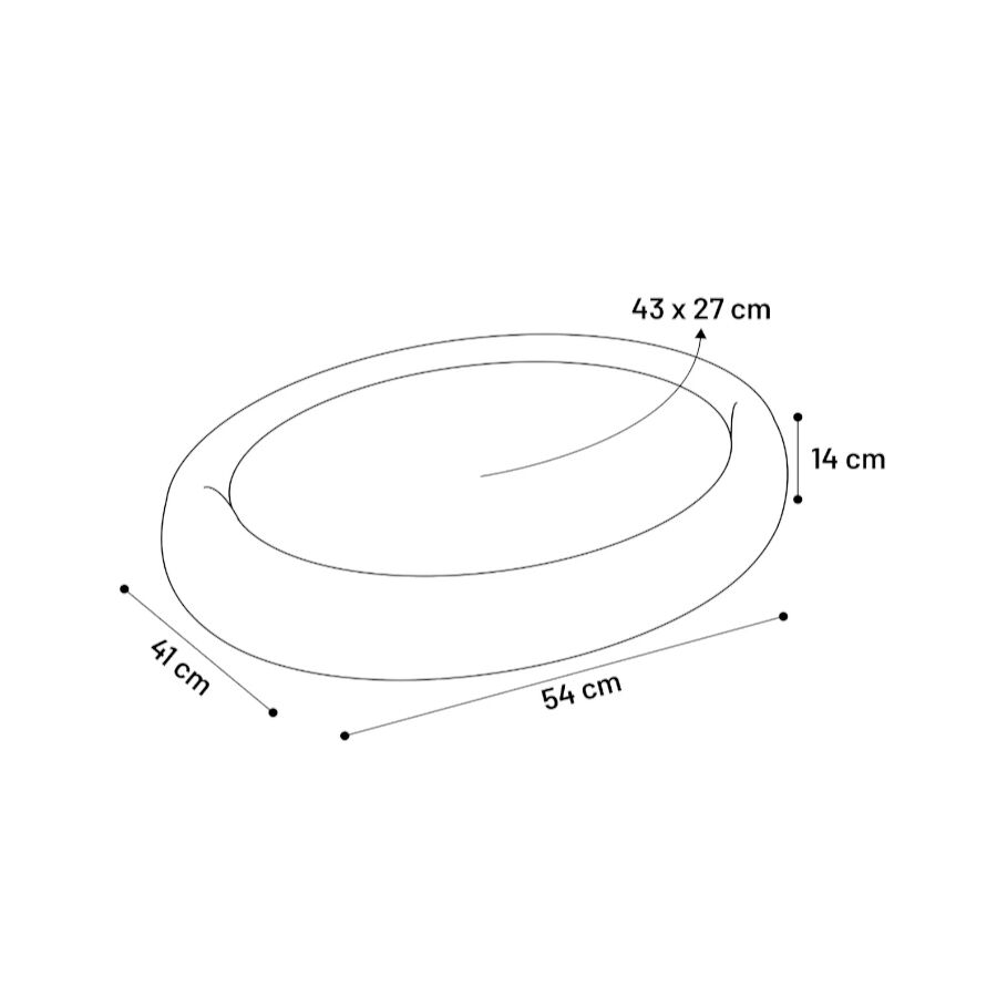 Flamingo Dorian Oval Rosa cama alcofa para c&atilde;es e gatos, , large Imagem n&uacute;mero 4