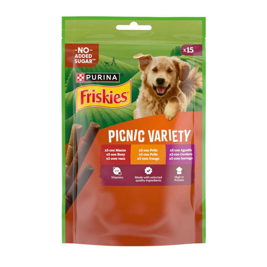 15 sticks Friskies Palitos Picnic Variety Sortidos para C&atilde;es, , large Imagem n&uacute;mero 1