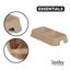 Leeby Comedouro Duplo Quadrado Taupe para c&atilde;es, , large Indicador imagem n&uacute;mero 3
