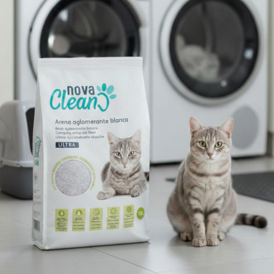 Nova Clean Ultra Natural Areia Aglomerante para gatos , , large Imagem n&uacute;mero 2