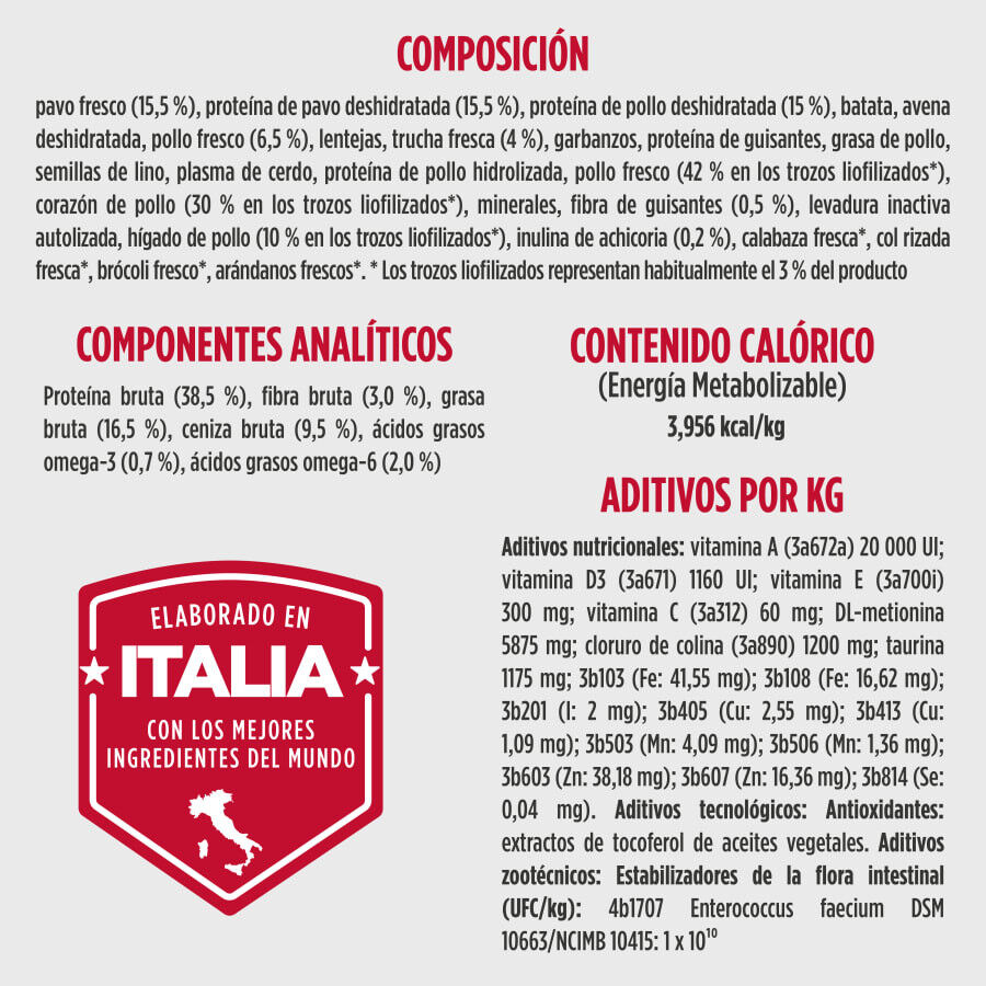 4 kg Nulo Raw Medley Ra&ccedil;&atilde;o de Peru, Frango e Truta para gatos, , large Imagem n&uacute;mero 2