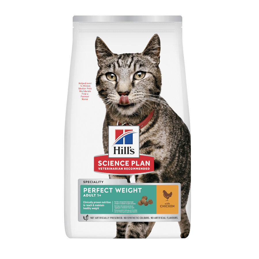 7 kg Hill's Science Plan Perfect Weight Adult frango ra&ccedil;&atilde;o para gatos, , large Imagem n&uacute;mero 1