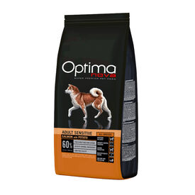 Optima Nova Adult Sensitive Salm&atilde;o ra&ccedil;&atilde;o para c&atilde;es