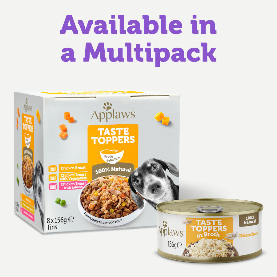 156 g Applaws Taste Toppers Frango em Molho lata para c&atilde;es, , large Imagem n&uacute;mero 3