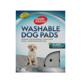 Simple Solution Tapetes lav&aacute;veis para c&atilde;es &ndash; Pack 2