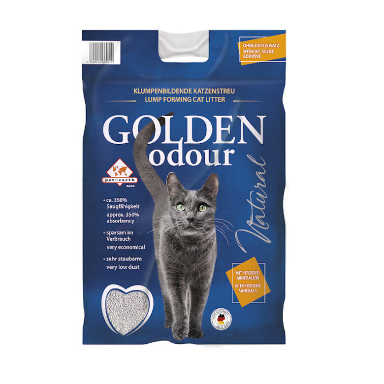 14 kg Golden Odour Areia Aglomerante Absorve Odores para gatos,  Imagem número 1 14 kg Golden Odour Areia Aglomerante Absorve Odores para gatos, , large Imagem número 1
