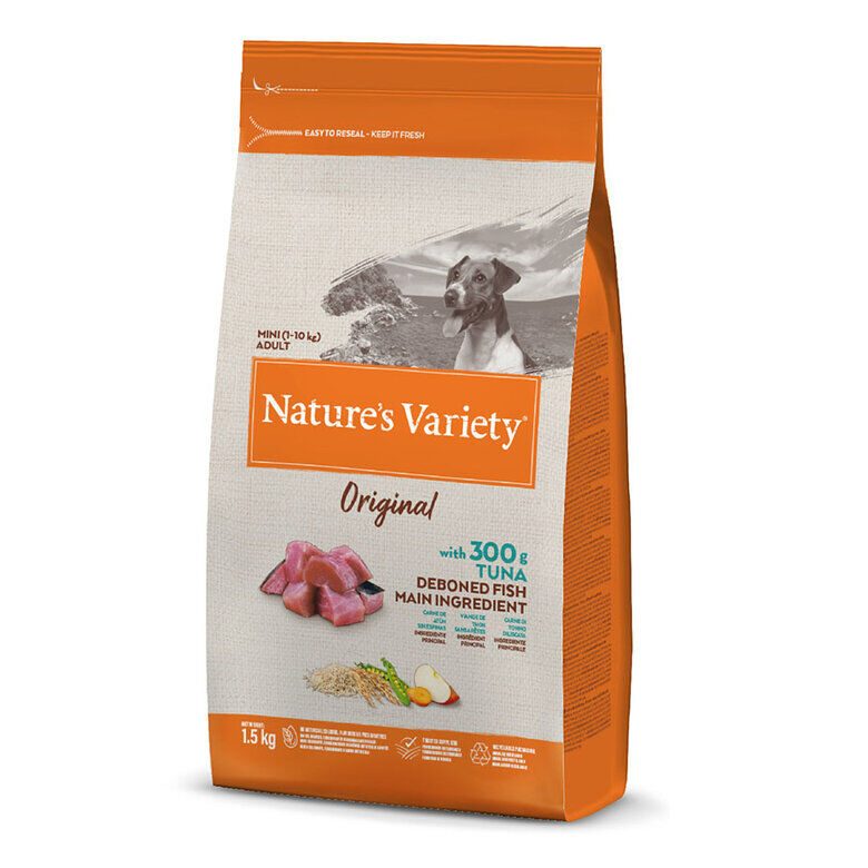 1.5 kg Nature's Variety Original Adult Mini Atum ra&ccedil;&atilde;o para c&atilde;ees, , large Imagem n&uacute;mero 1