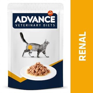 Advance Renal Frango e Porco saqueta para gatos