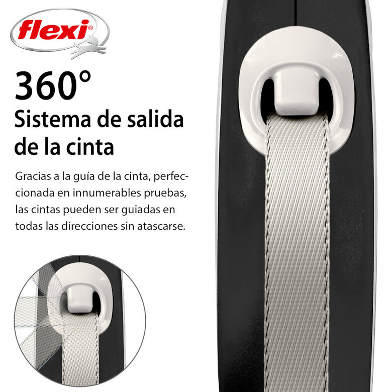 Flexi New Comfort Trela extensível cinza para cães,  Imagem número 3 Flexi New Comfort Trela extensível cinza para cães, , large Imagem número 3