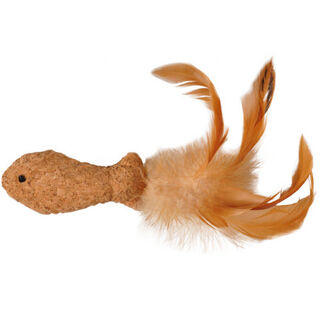 Flamingo Peixe de Cortiça Brinquedo para gatos