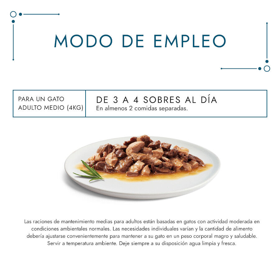 4 saquetas x 85 g Gourmet Perle D&uacute;o Filetes de Carnes saqueta para gatos, , large Imagem n&uacute;mero 4