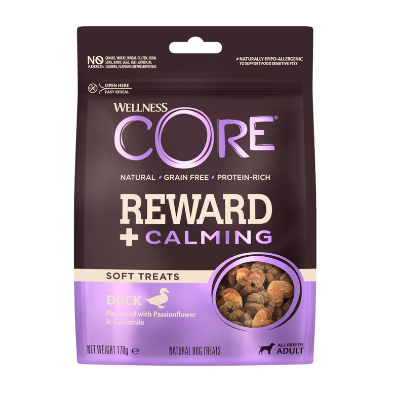 Wellness Core Biscoitos Reward+ Calming Pato para cães, , large image number null