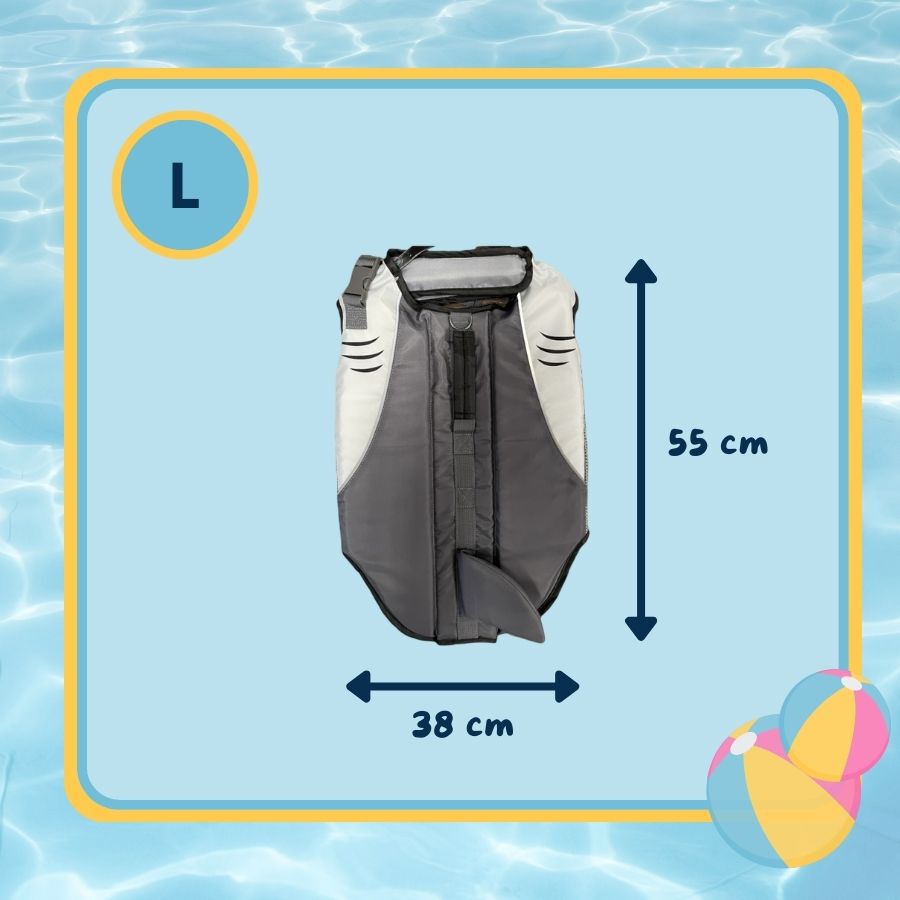 Colete salva-vidas Summer Vibes Shark para c&atilde;es, , large Imagem n&uacute;mero 5