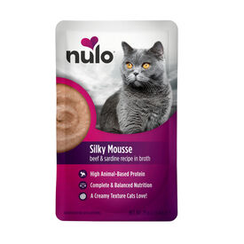 Nulo Silky Mousse Vitela e Sardinha Saquetas para gatos
