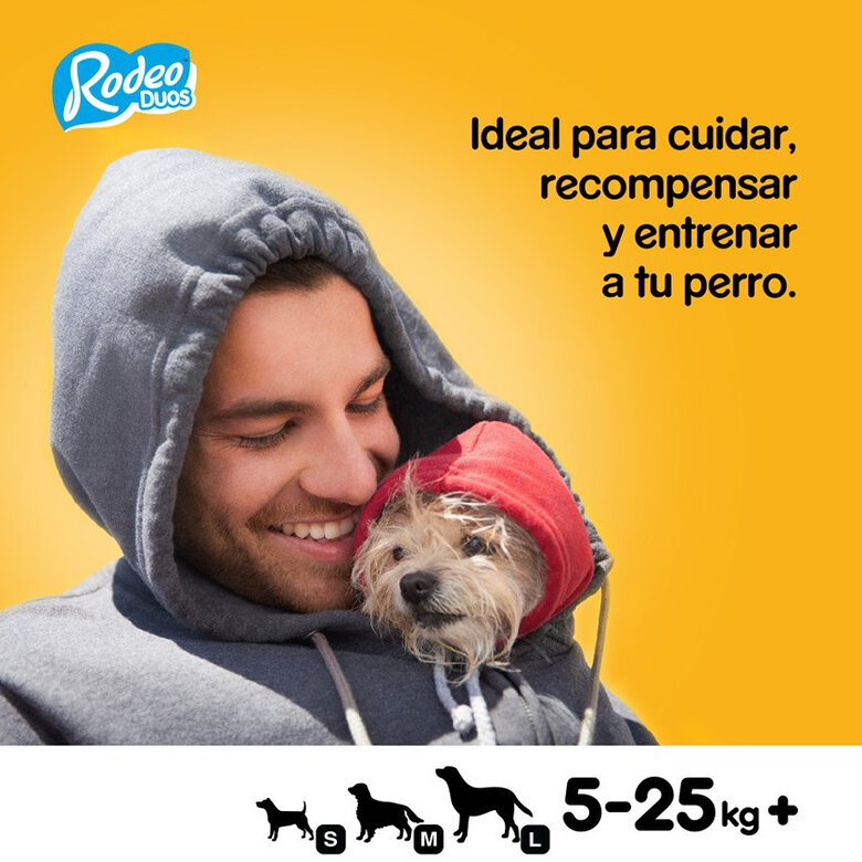 Pedigree Rodeo Duos snacks queijo e boi para cães, , large image number null