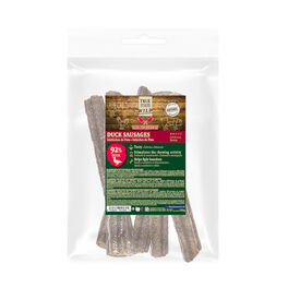 True Origins Salsichas de Pato Snack para c&atilde;es