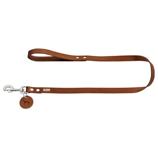 Hunter Trela de Couro Castanho para cães
