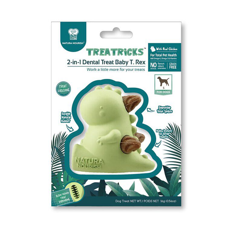 TreatTricks Puppy Mastigador em Forma de T-Rex para c&atilde;es, , large Imagem n&uacute;mero 2