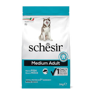 Schesir Adult Medium Nature Peixe ração para cães