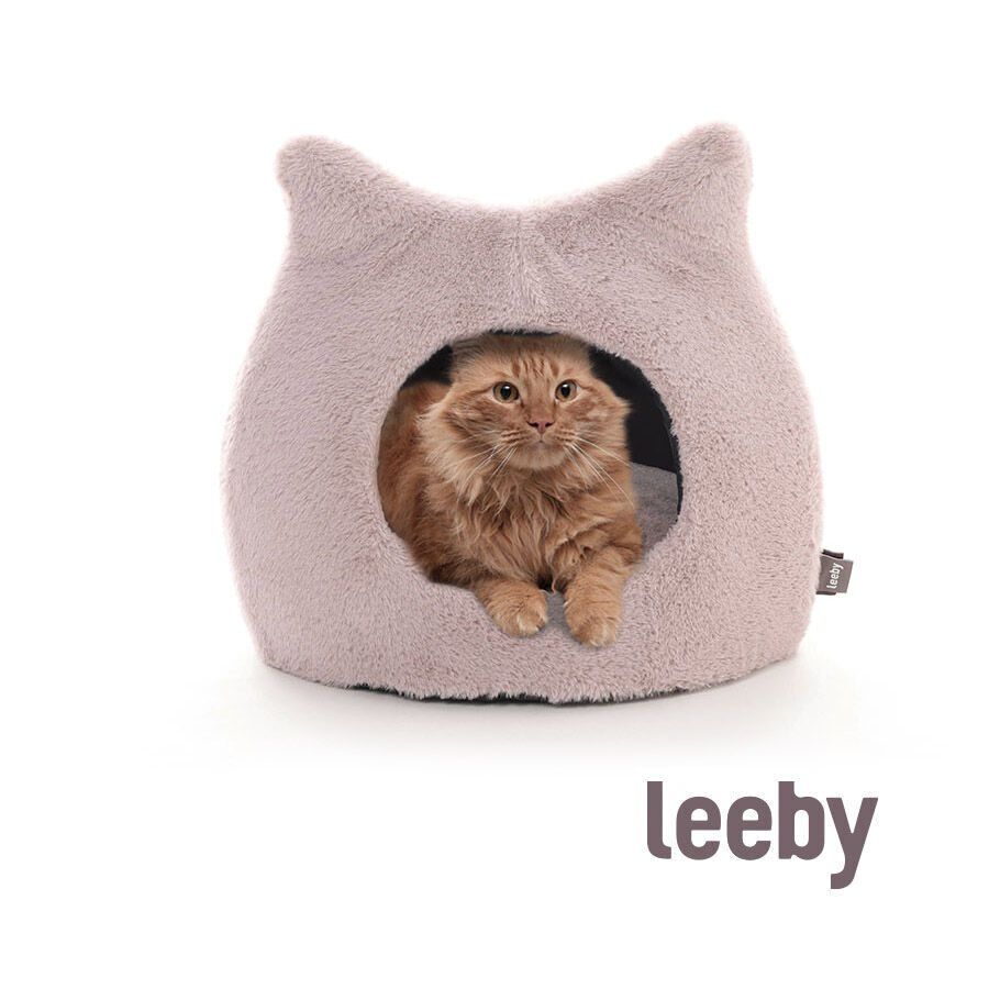 Leeby Igloo Anti Stress Rosa para gatos, , large Imagem n&uacute;mero 2