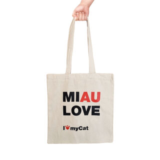 Outech Miau Love Saco de Compras com estampagem