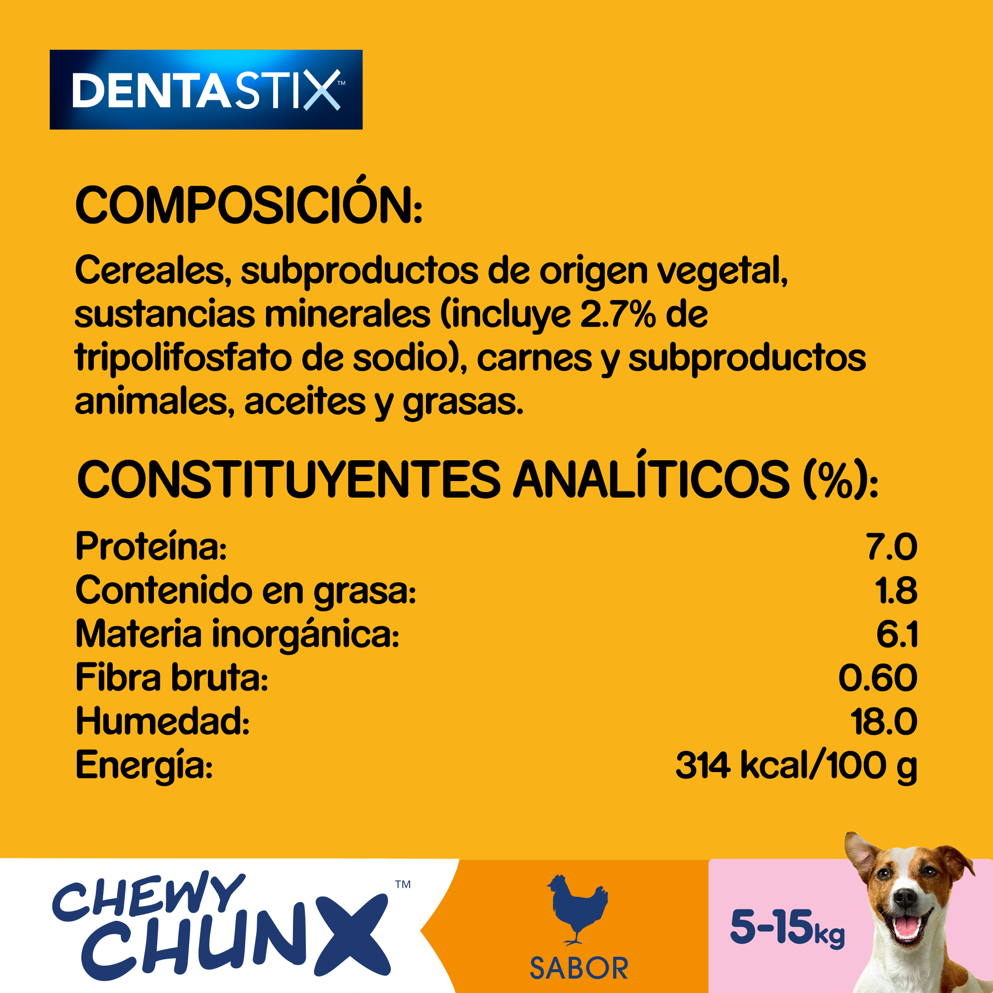 68 g Pedigree Dentastix Chewy Chunx Snacks Dent&aacute;rios Frango para C&atilde;es Pequenos, , large Imagem n&uacute;mero 3