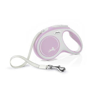 Flexi New Comfort Trela extensível cor-de-rosa para cães