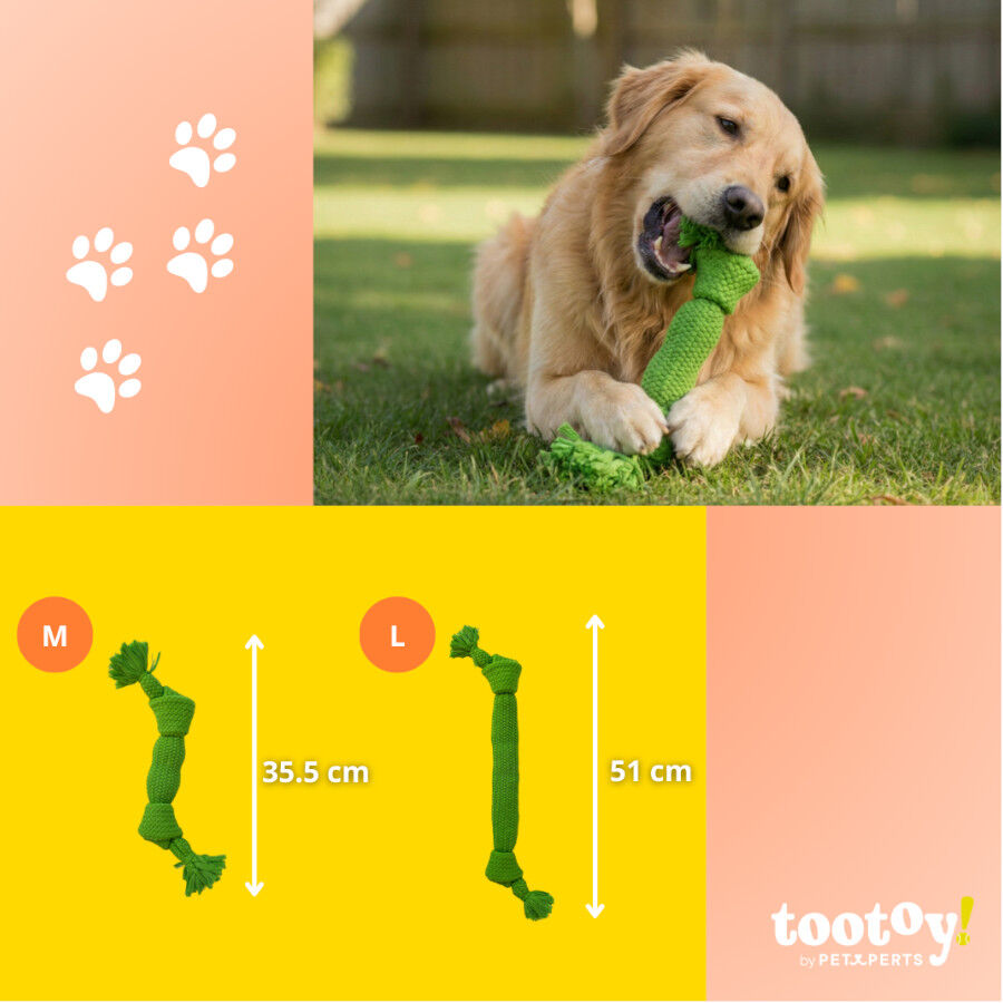 Tootoy! Pull Mordedor corda com apito tamanho m&eacute;dio para c&atilde;es, , large Imagem n&uacute;mero 5
