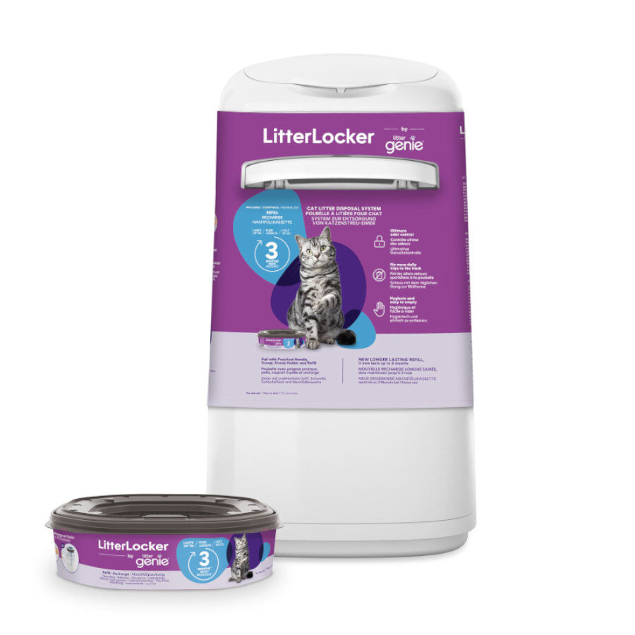 Litter Genie LitterLocker Caixote para dep&oacute;sito de areia para gatos, , large Imagem n&uacute;mero 1