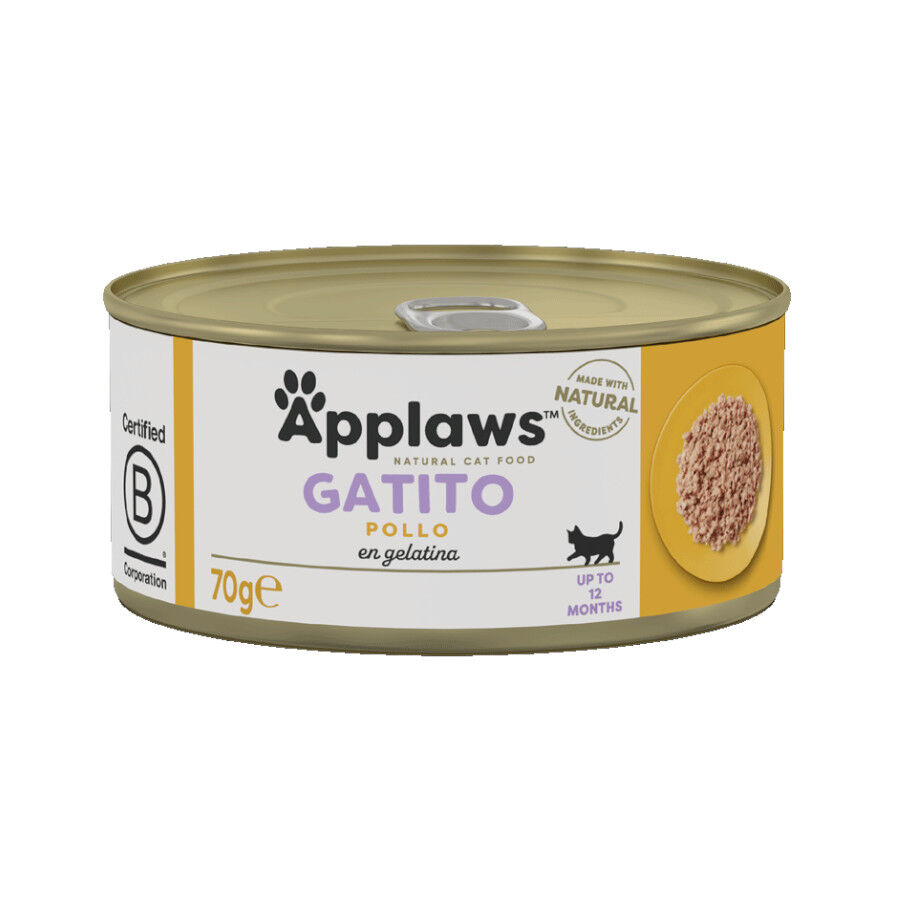 70 g Applaws Kitten Guisado de Frango lata para gatos  , , large Imagem n&uacute;mero 1