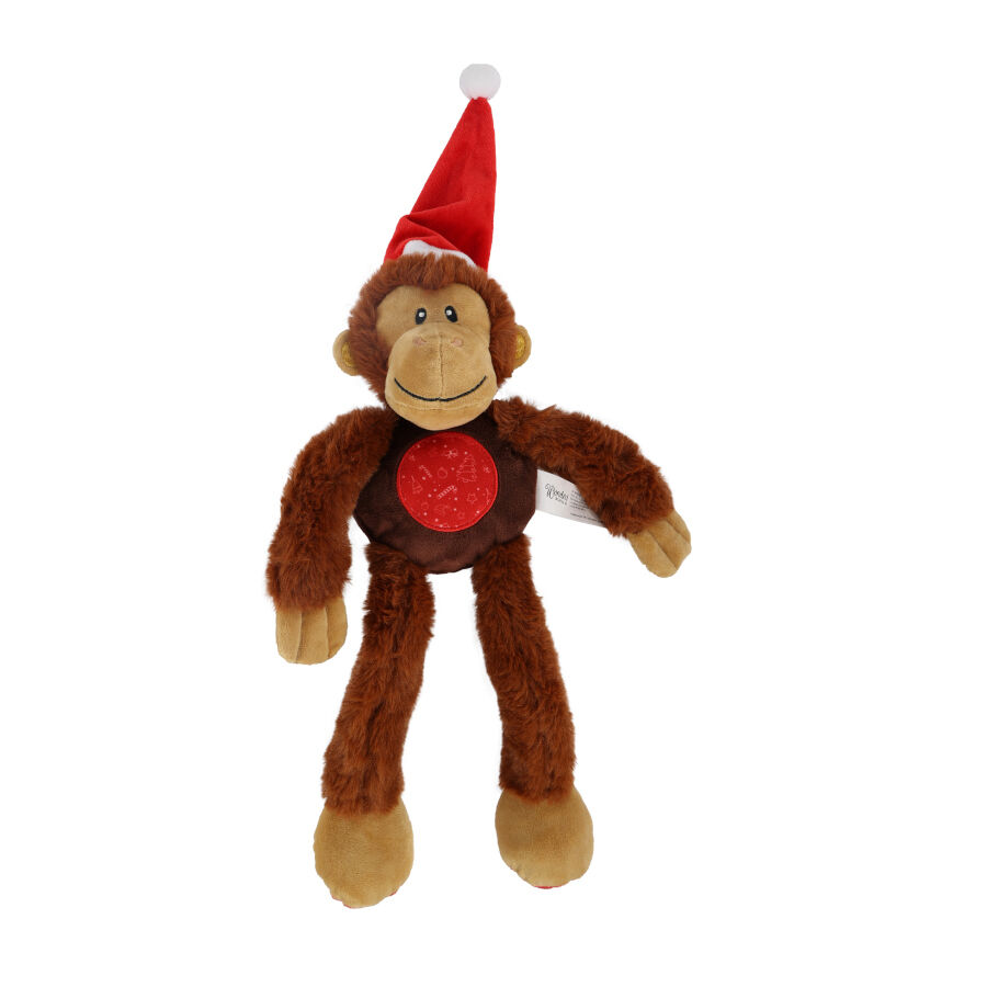 Wonder Christmas Hero Macaco de peluche para c&atilde;es, , large Imagem n&uacute;mero 2