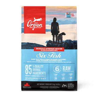 Orijen Six Fish Adult ração para cães