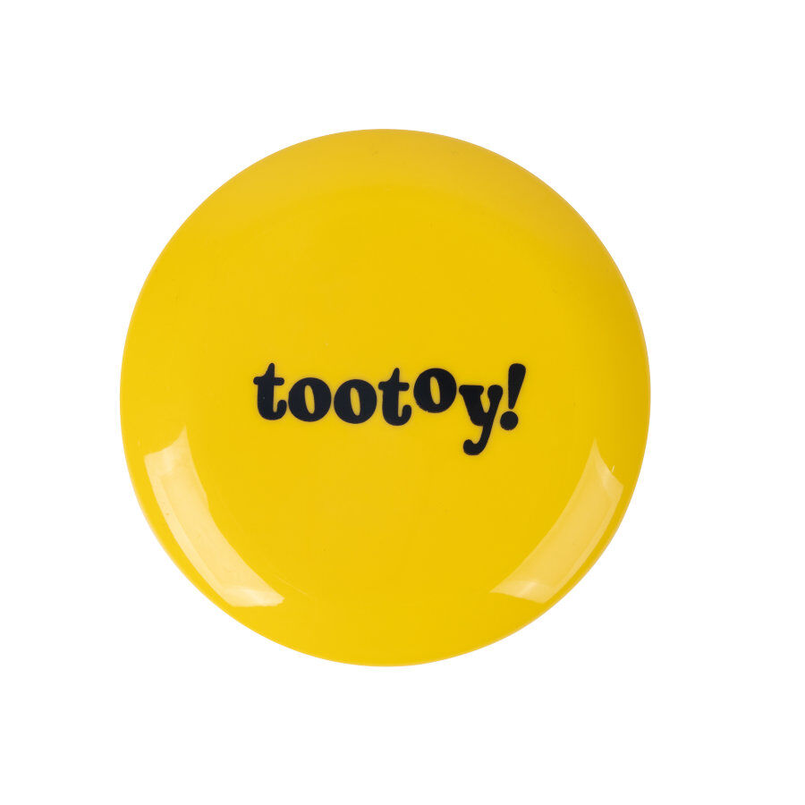 Tootoy! Flying disc Yellow Frisbee Amarelo para c&atilde;es, , large Imagem n&uacute;mero 2