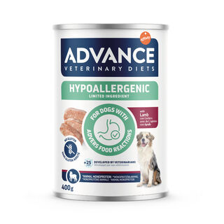 Advance Veterinary Diets Ingredientes hipoalergênicos limitados Ração úmida para cães de cordeiro