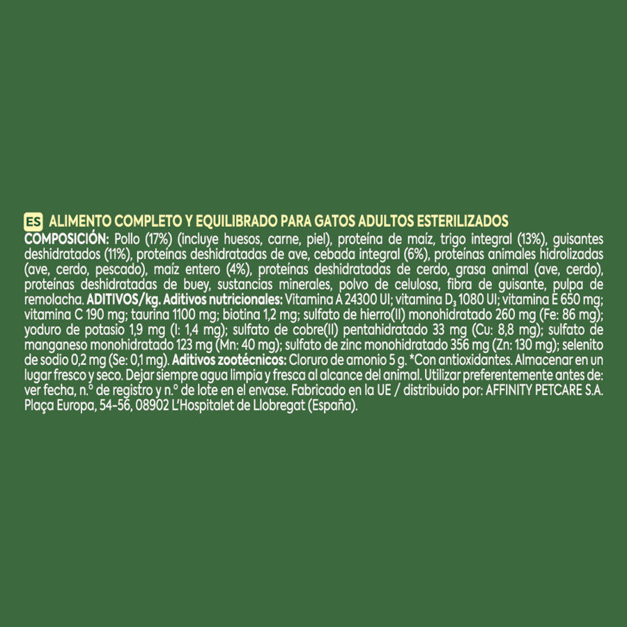 2.5 kg Ultima Pienso esterilizado com frango para gatos adultos, , large Imagem n&uacute;mero 3