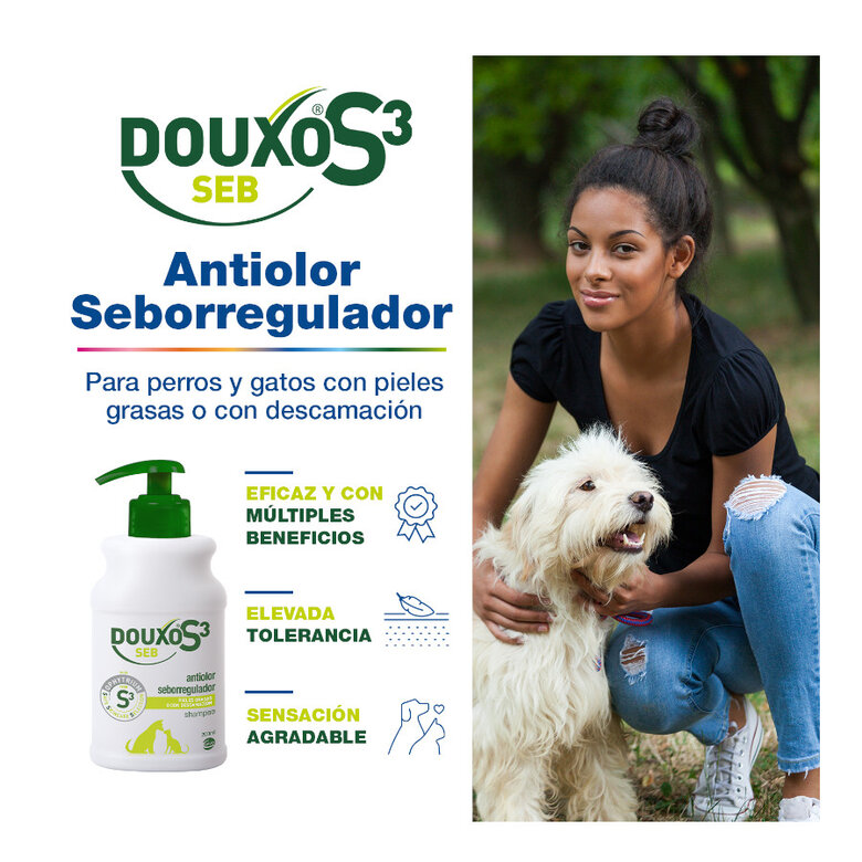 Douxo S3 Seb Shampoo Pele Oleosa para cães e gatos ,  Imagem número 2 Douxo S3 Seb Shampoo Pele Oleosa para cães e gatos , , large Imagem número 2