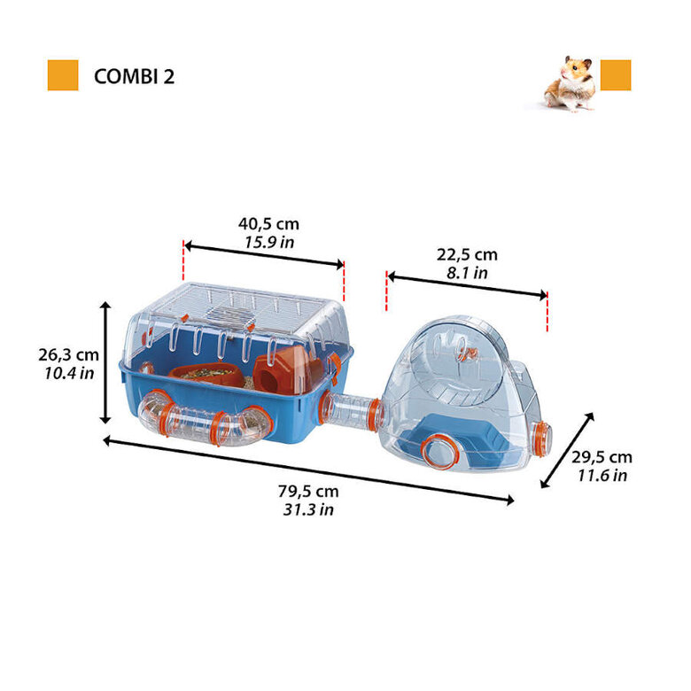 Ferplast Combi2 complemento gaiola para hamster, , large image number null