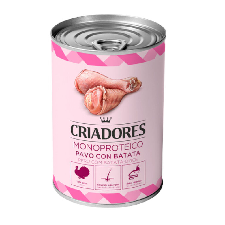 Criadores Monoproteico Peru e Batatas em lata para cães, , large image number null