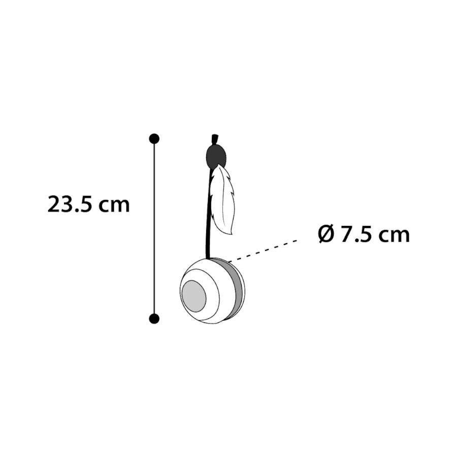 Flamingo Waseem Bola interativa para gatos, , large Imagem n&uacute;mero 3