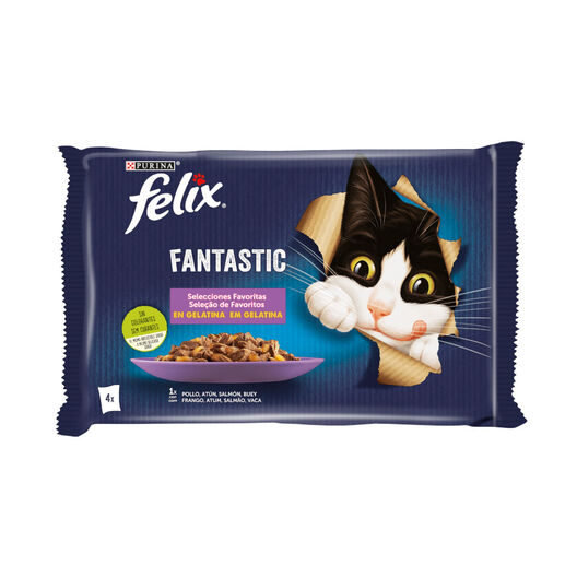 Felix Fantastic Seleções Favoritas saquetas em geleia - Multipack, , large image number null