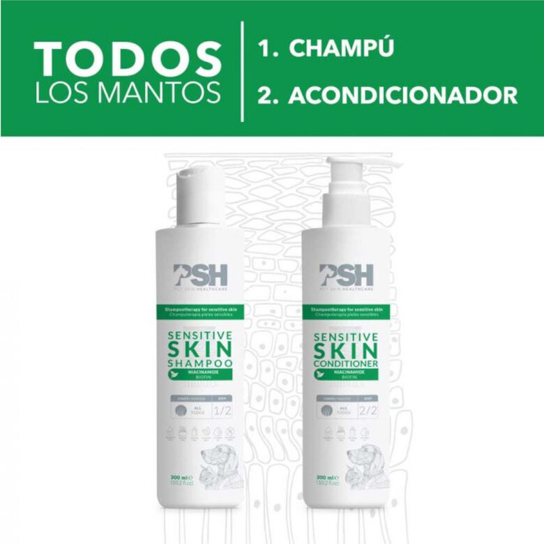 PSH Sensitive Champô para cães e gatos,  Imagem número 5 PSH Sensitive Champô para cães e gatos, , large Imagem número 5