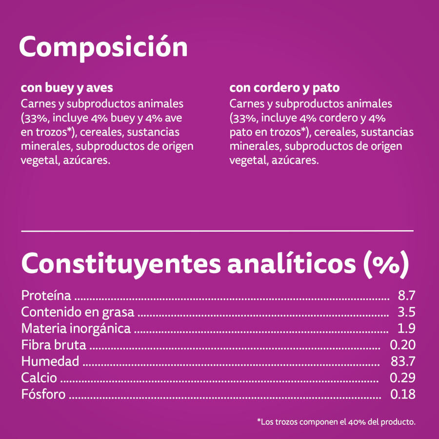 4 saquetas x 85 g Whiskas Duo Meat Combos Sach&ecirc; de Gel&eacute;ia para Gatos, , large Imagem n&uacute;mero 2