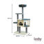 Leeby Cloud Collection torre arranhadora multiplataforma com cama nido para gatos, , large Indicador imagem número 4